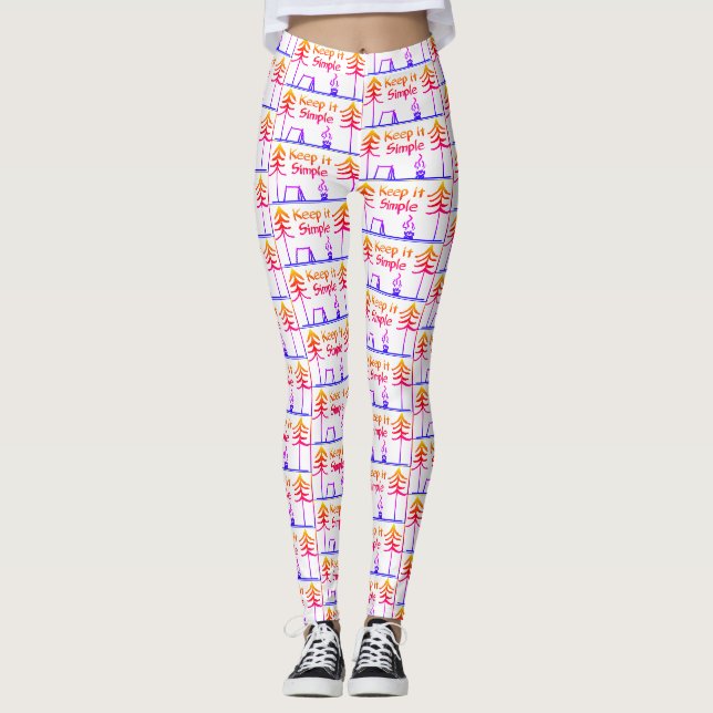 Einfache Leggings  (Vorderseite)