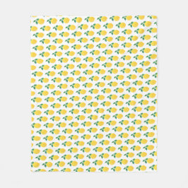 Einfache Lemonen Fleecedecke