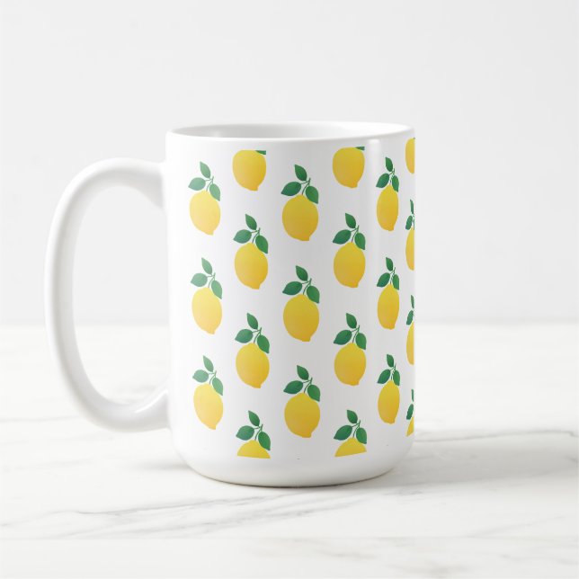 Einfache Lemonen Kaffeetasse (Links)