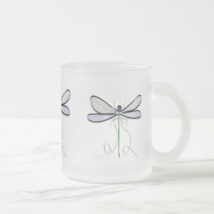 EINFACHE LIBELLEN-FROSTIERTE TASSE