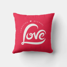 Einfache Liebe Herzlich Valentinstag Kissen
