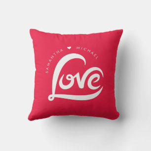 Einfache Liebe Herzlich Valentinstag Kissen
