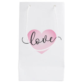 Einfache Liebe Kalligraphie Valentine | Geschenktü Kleine Geschenktüte