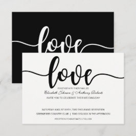 Einfache Liebe | Moderne Einladungen für Hochzeite