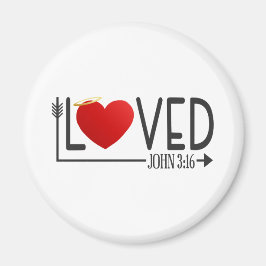 Einfache liebte Bibel Verse Valentine | Magnet