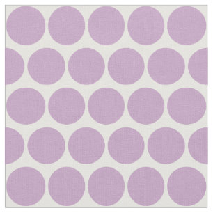 Einfache Lilac-Kreise Muster auf Weiß Stoff