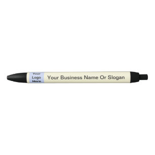 Einfache Logo für kleine Unternehmen Gelber Pen Kugelschreiber
