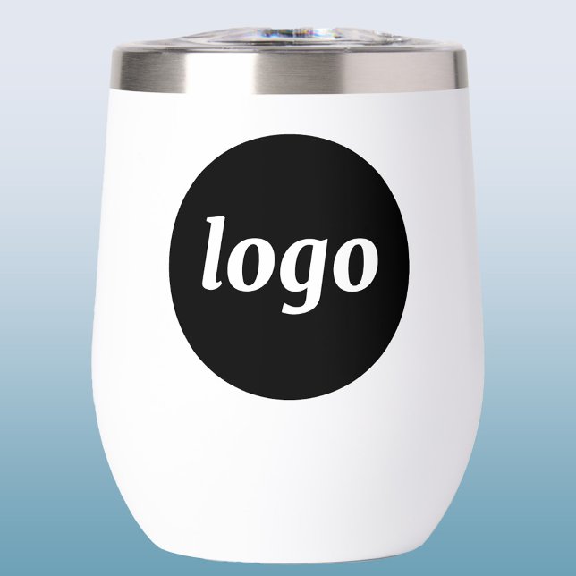 Einfache Logo-Geschäftsvermarktung (Simple logo business branding promotional thermal wine tumbler)
