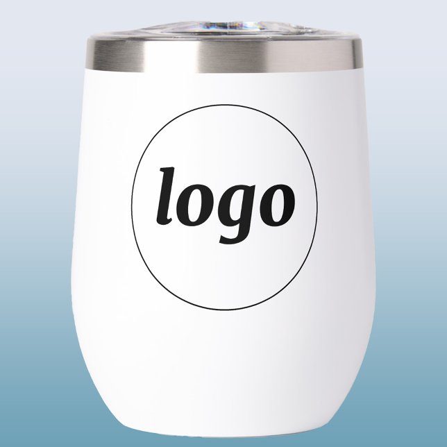 Einfache Logo-Geschäftsvermarktung (Simple logo business branding promotional thermal wine tumbler)
