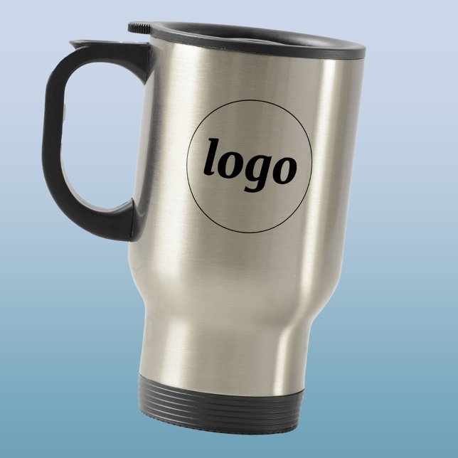 Einfache Logo-Geschäftsvermarktung Reisebecher (Simple logo business branding promotional travel mug)
