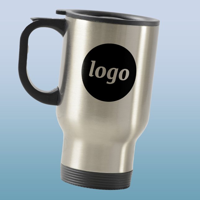 Einfache Logo-Geschäftsvermarktung Reisebecher (Simple logo business branding promotional travel mug)