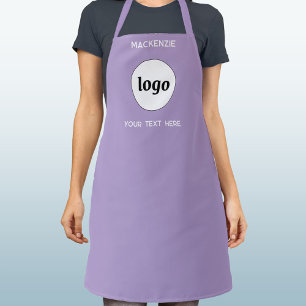 Einfache Logo-Text-Branding für Unternehmen Pastel Schürze