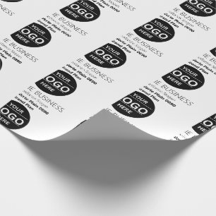 Einfache Logo-Tragetasche für Unternehmen oder Ges Geschenkpapier