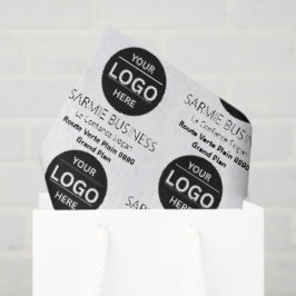 Einfache Logo-Tragetasche für Unternehmen oder Ges Seidenpapier