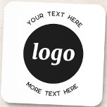Einfache Logos für Textverarbeitung Getränkeuntersetzer<br><div class="desc">Fügen Sie Ihr eigenes Logo und Textauswahl zu diesem Design hinzu. Entfernen Sie den oberen oder unteren Text,  wenn Sie es vorziehen. Minimalistisch und beruflich. Ideal für die Mitarbeiterwerbung oder als Werbemittel für Ihre Kunden und Kunden.</div>