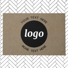 Einfache Logos für Textverarbeitung - Willkommen Fußmatte