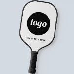 Einfache Logos und Texte Pickleball Schläger<br><div class="desc">Einfaches Logo und individueller Text für Ihr Unternehmen. Ersetzen Sie das Logo und den Text durch Ihren eigenen, um es anzupassen. Nutzen Sie sie selbst, geben Sie sie Ihren Mitarbeitern und Mitarbeitern, verkaufen sie an Kunden und Kunden oder geben sie als Werbematerial ab, um die Kundenbindung inspirieren.</div>