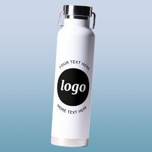 Einfache Logos und Texte Trinkflasche