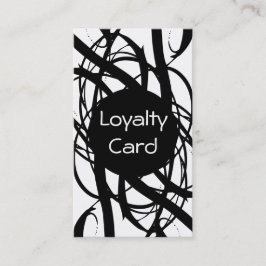 Einfache Loyalitäts-Lochkarte Treuekarte