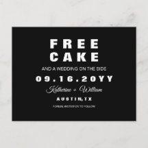 Einfache, lustige, freie Kuchen Hochzeit retten da