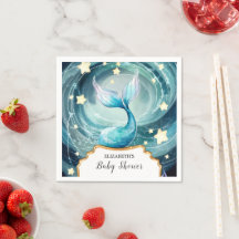 Einfache Magische Mermaid Baby-Dusche