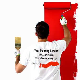 Einfache Maler-Arbeits-T-Shirts T-Shirt