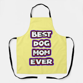 Einfache Mama für den besten Hund je Schürze