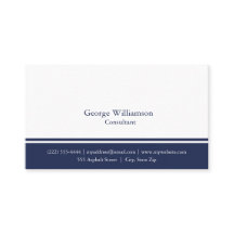 Einfache Marine Blau und Weiß