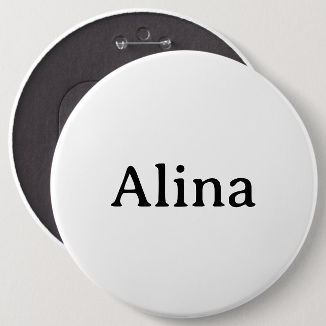 Einfache Markenförderung Riesig 6" Rund Button (Vorne & Hinten)