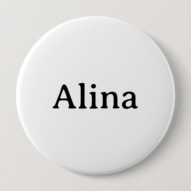 Einfache Markenförderung Riesige 4" runde Button (Vorderseite)