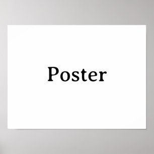 Einfache Markenförderung Standard-Halbglanz 16"x12 Poster