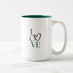 Einfache Markenwerbung 15 oz Zweifarbige Tasse