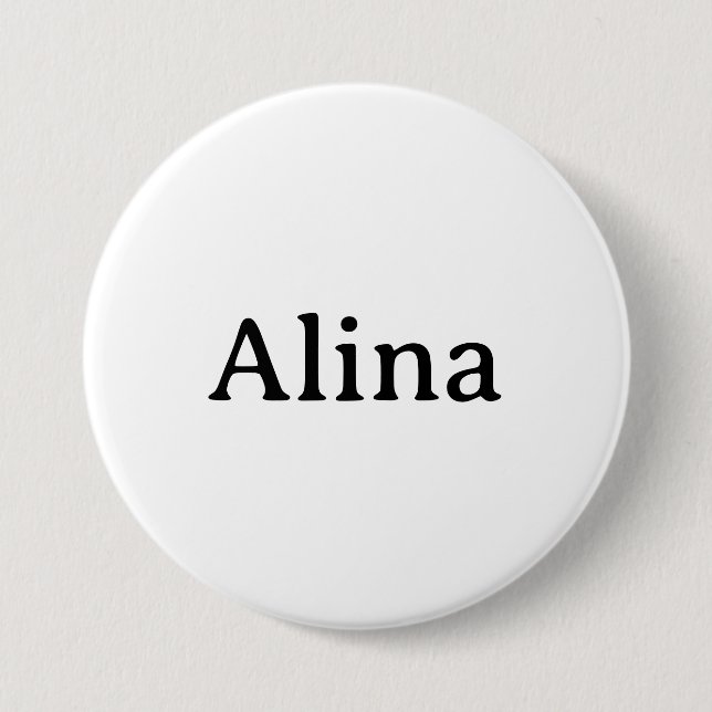 Einfache Markenwerbung Großer runder Knopf 3" Button (Vorderseite)