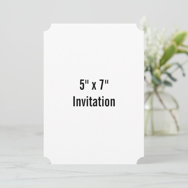 Einfache Markenwerbung Karte 5" x 7"  (Stehend Vorderseite)