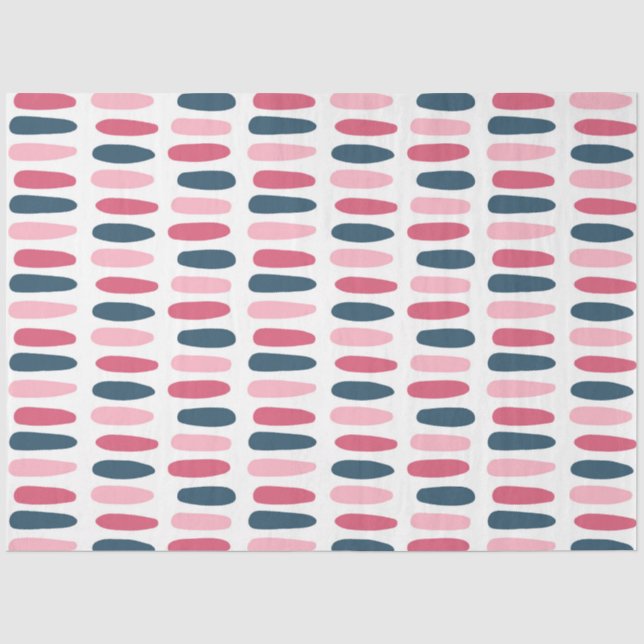 Einfache Markierungen Vva magenta Muster Seidenpapier (Vorderseite)