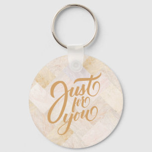 Einfache Marmor Schlüsselanhänger