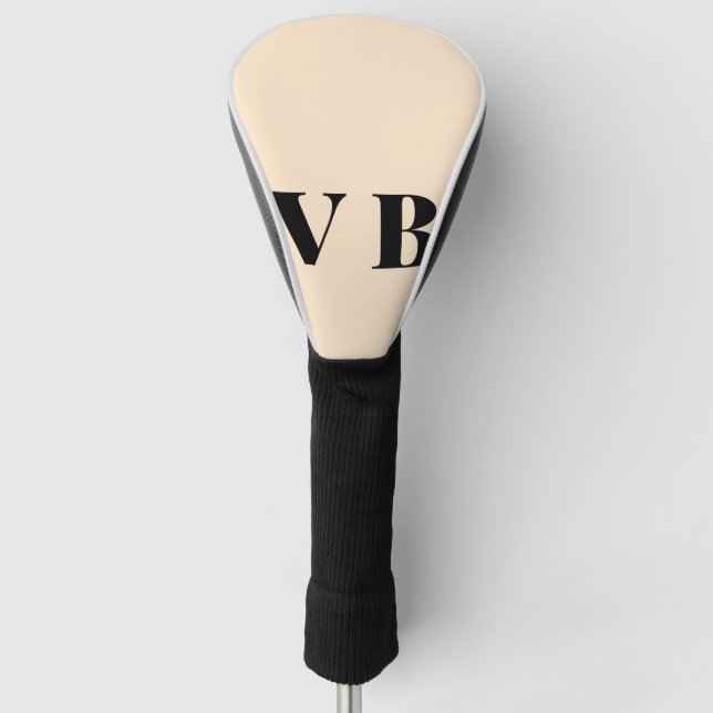 einfache Massivfarben, nach Maß angepasst Golf Headcover (Vorderseite)