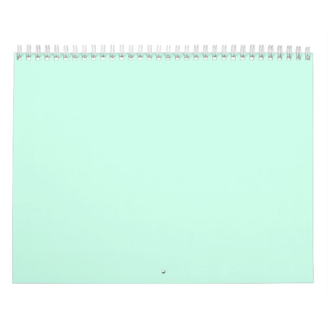 einfache Massivfarben, nach Maß angepasst  Kalender (Titelbild)