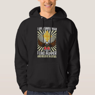 Einfache Menschen wie Pepper Vegan glauben an Jesu Hoodie