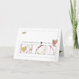 Einfache Message Cards Karte