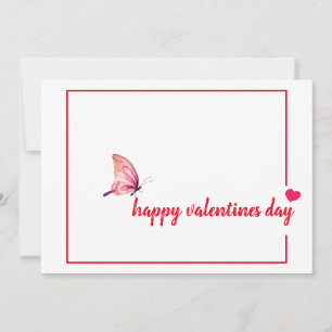 Einfache Message Valentine Cards Ankündigung