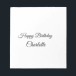 EINFACHE MINDESTANGABE.CUTIE ADD NAME BABY happy b Notizblock<br><div class="desc">Entwurf</div>