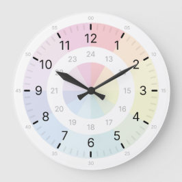 Einfache Minimal Classic Children Große Wanduhr