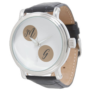 EINFACHE MINIMAL MODERNE MONOGRAM ELEGANT STIL CHI ARMBANDUHR