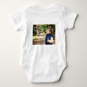 EINFACHE MINIMAL MODERNE MONOGRAM ELEGANT STIL CHI BABY STRAMPLER