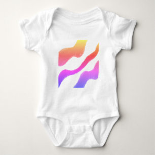EINFACHE MINIMAL MODERNE MONOGRAM ELEGANT STIL CHI BABY STRAMPLER