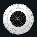 EINFACHE MINIMAL MODERNE MONOGRAM ELEGANT STIL CHI DARTSCHEIBE<br><div class="desc">DESIGN</div>