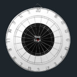 EINFACHE MINIMAL MODERNE MONOGRAM ELEGANT STIL CHI DARTSCHEIBE<br><div class="desc">DESIGN</div>