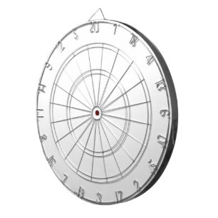 EINFACHE MINIMAL MODERNE MONOGRAM ELEGANT STIL CHI DARTSCHEIBE