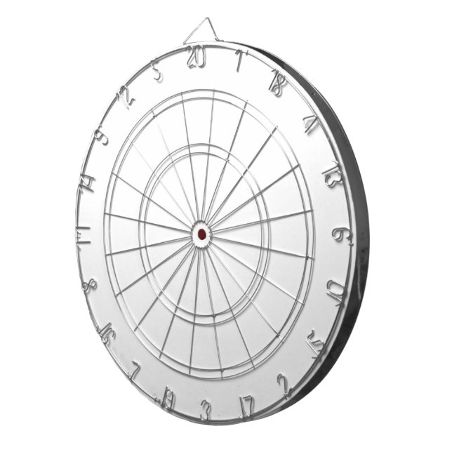 EINFACHE MINIMAL MODERNE MONOGRAM ELEGANT STIL CHI DARTSCHEIBE (Vorderseite rechts)